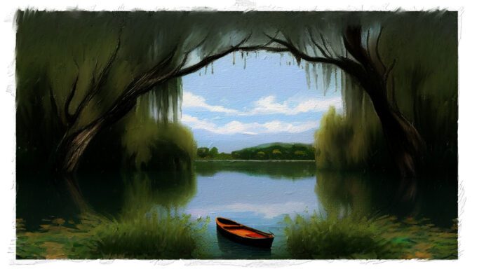 0237 meer met bootje