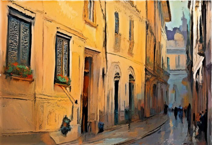 0243 straat in Rome