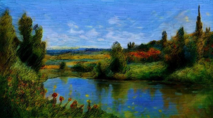 0254 landschap in de Taunus